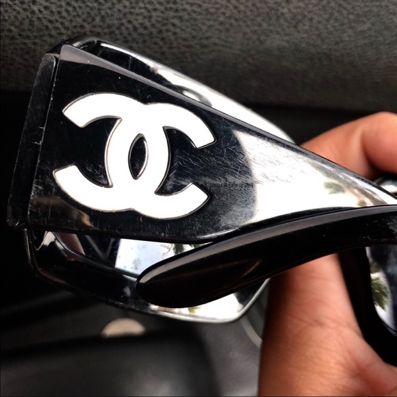 Authentic Chanel Mother of Pearl sunglasses - Picture 5 of 8